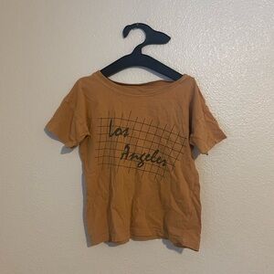 Los Angeles Graphic T-Shirt Brown